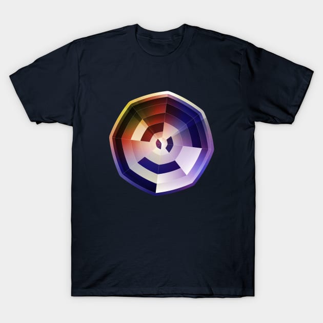 Golden Color Wheel T-Shirt by DavidCentioli